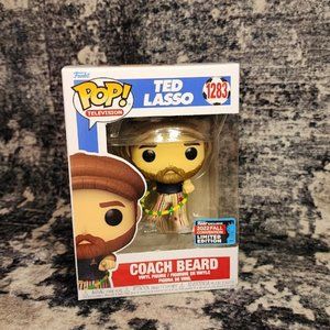 New Funko Pop NYCC 2022 Convention Sticker Exclusive Coach Beard Ted Lasso
